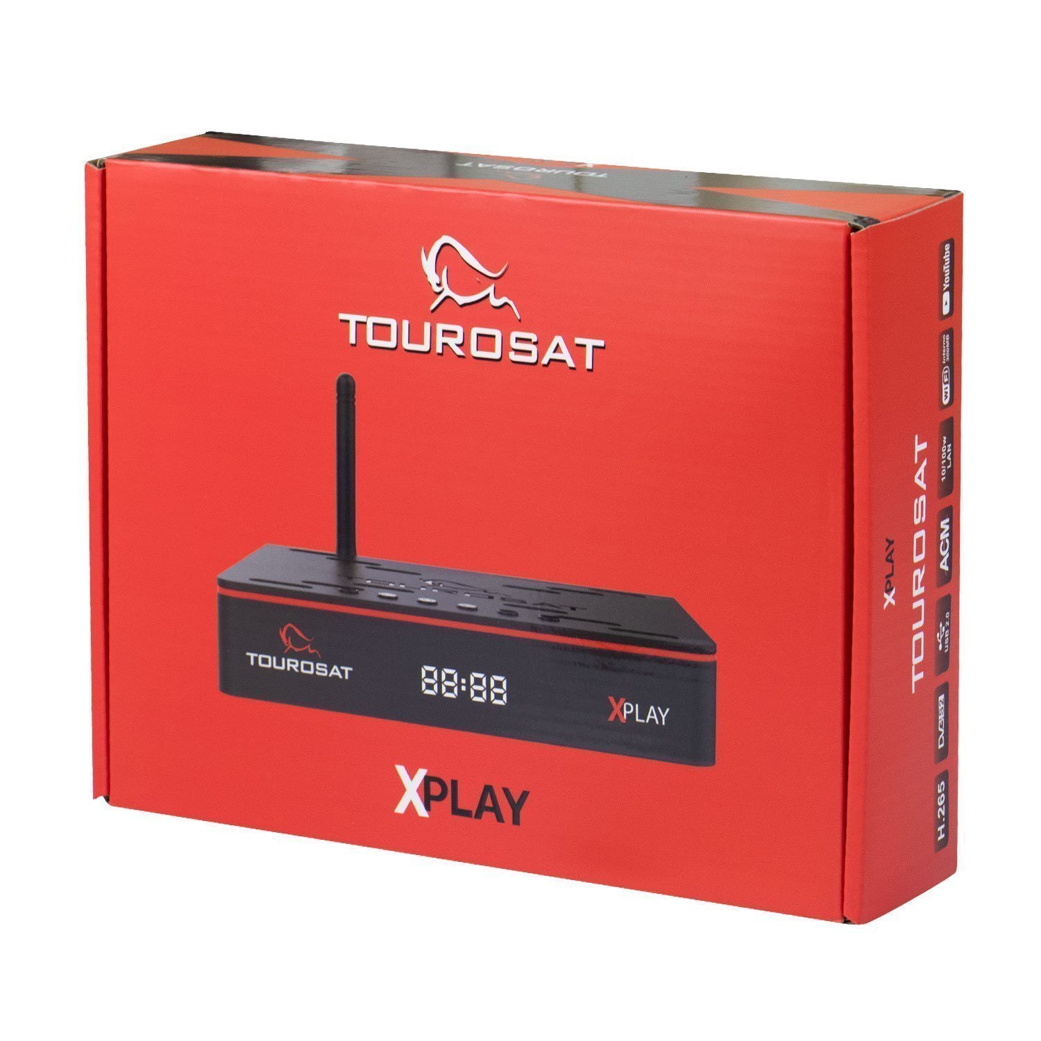 Receptor Tourosat X Play HD Wi-Fi Cor Preto - Imagem 4