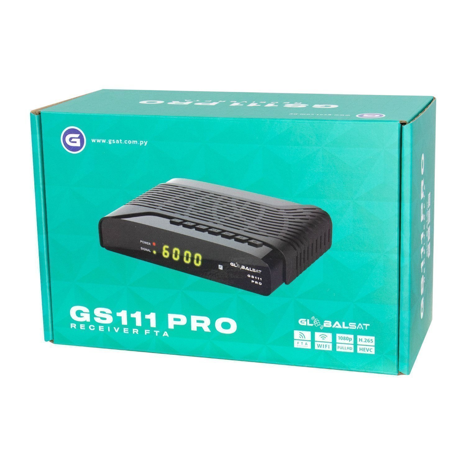 Receptor Globalsat GS111 Pro Preto - Imagem 4
