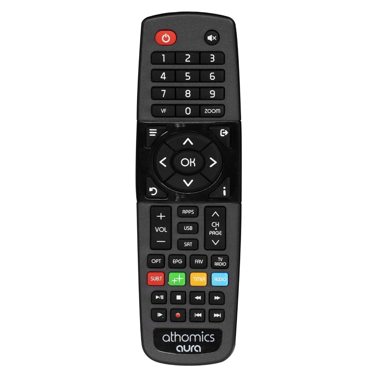 Receptor Athomics Aura Hd Branco - Imagem 3