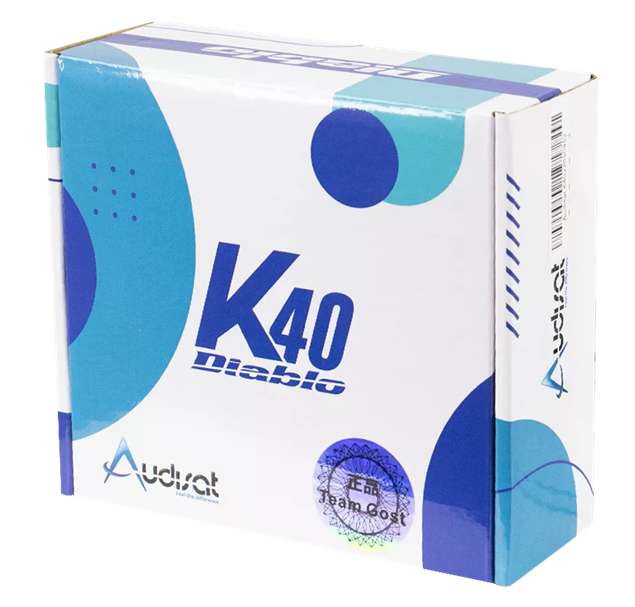 Receptor Audisat K40 Diablo Bivolt Digital Cor Preto - Imagem 4