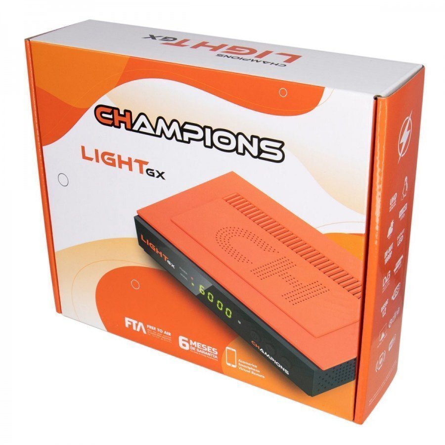 Receptor Azamerica Champions Light GX Ultra Hd - Imagem 3