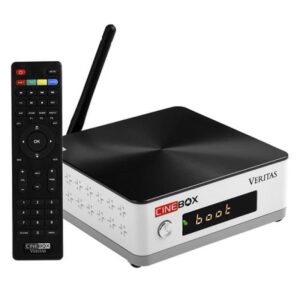 Receptor Cinebox Veritas Hd Wi-Fi Cor Branco e Preto
